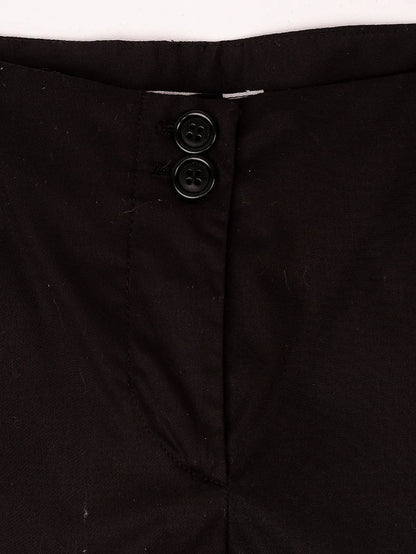 Excellent Moschino Black Cotton Pants Size L for Women