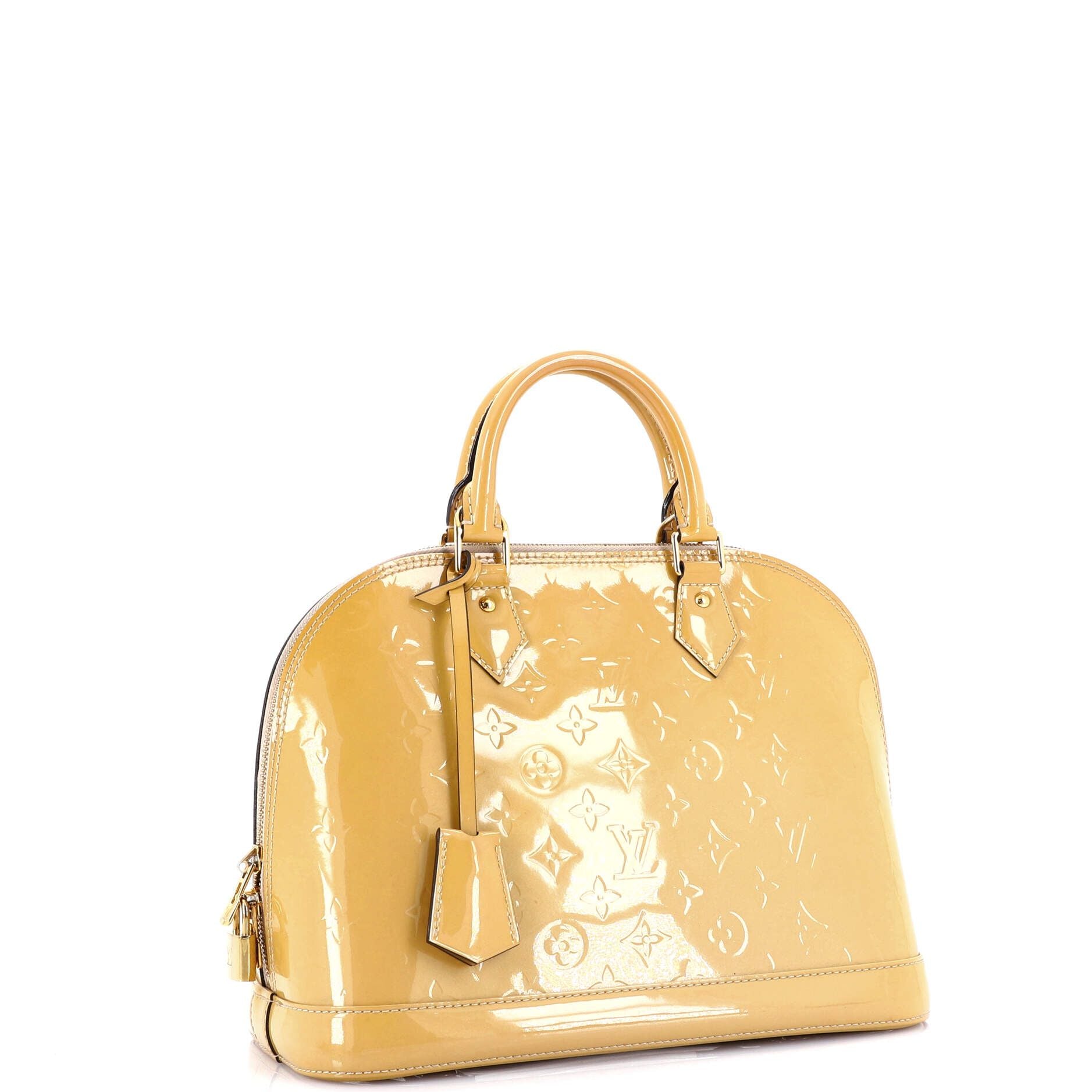 Louis Vuitton Alma Handbag Monogram Vernis Pm