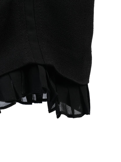 Excellent Karen Millen Black Sleeveless Dress Size S with Bow Detail