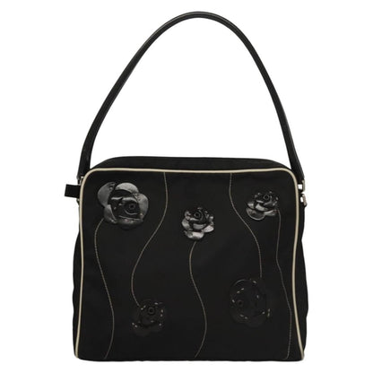 Prada Shoulder Bag Nylon Black Auth