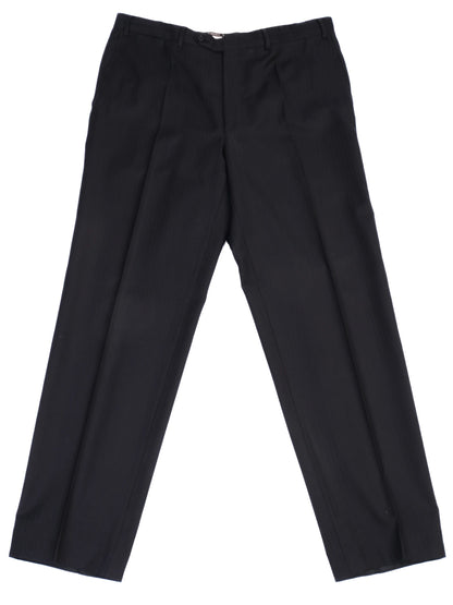 Excellent Canali Black Wool Pinstripe Suit Jacket Size XXL