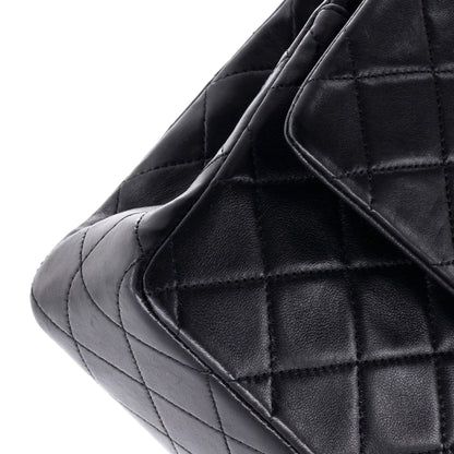 Chanel Vintage Classic Double Flap Bag Quilted Lambskin Medium