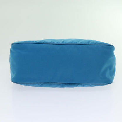 Prada Accessory Pouch Nylon Light Blue Auth