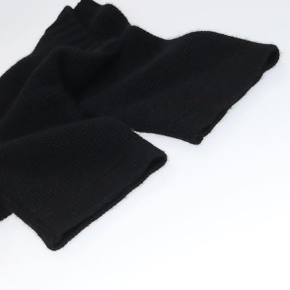 Chanel Sweater Wool 36 Black Cc Auth