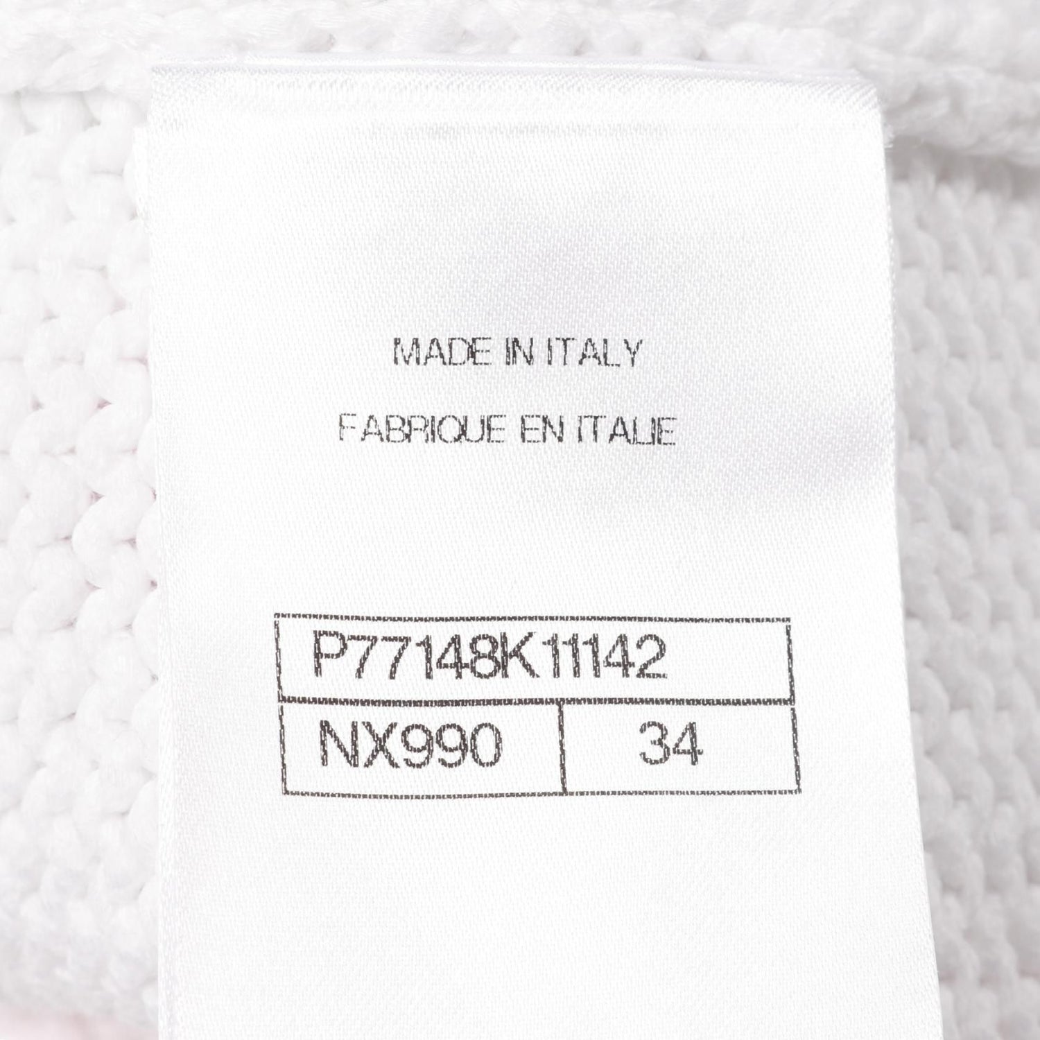 Chanel White Multicolor Coco Mark Button Knit Jacket Cardigan Cotton Nylon P 77148