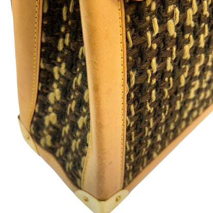 Louis Vuitton Tweddy Gm Shoulder Bag Tweed Brown (discoloration) M 92821