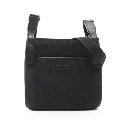 Gucci Gg Canvas Shoulder Bag Black Canvas 122793