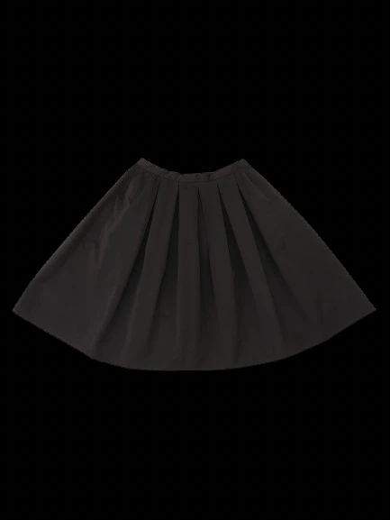 Excellent Max Mara Black Pleated Skirt Size XL 100% Polyester