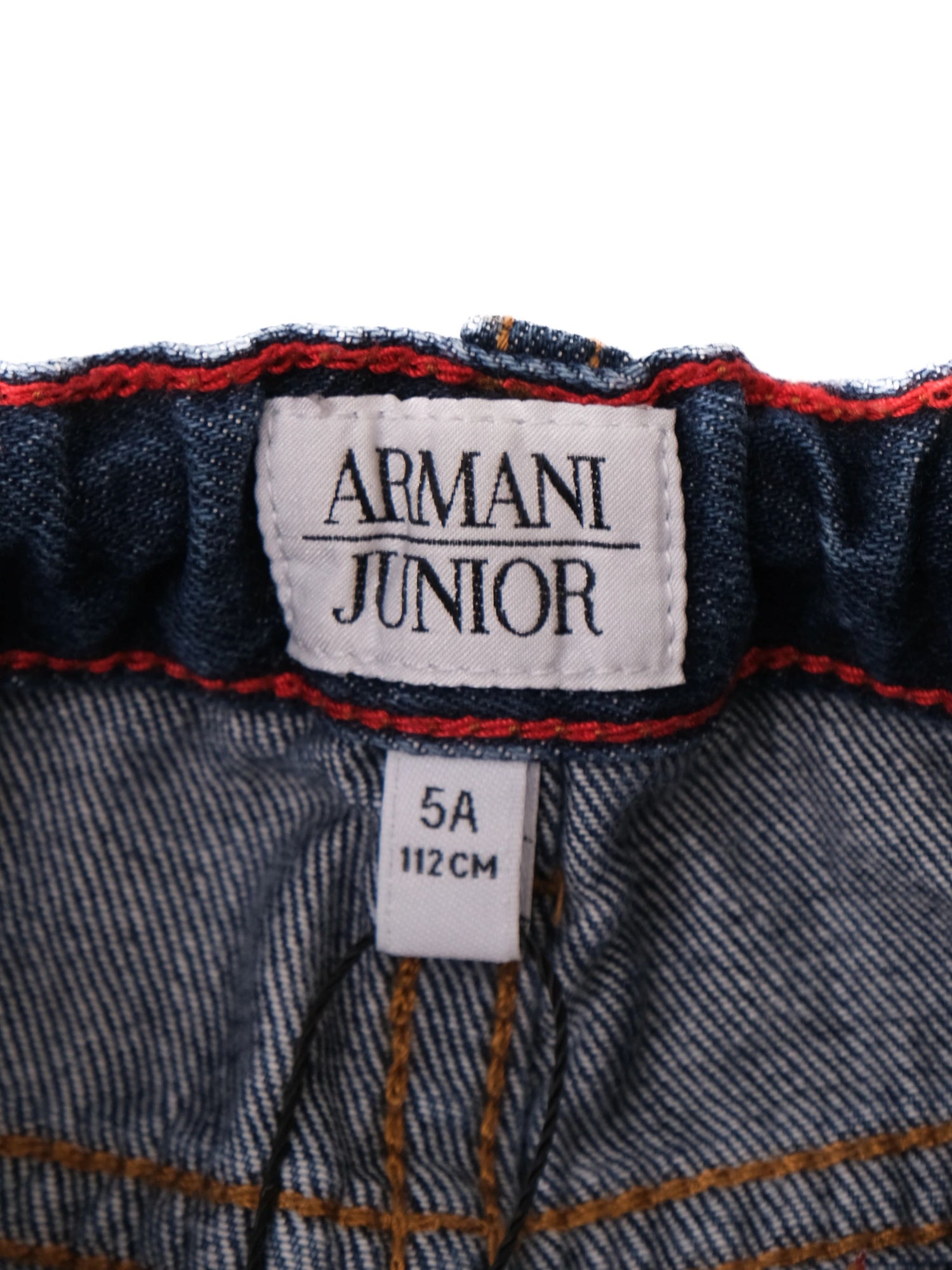 Excellent Armani Junior Blue Cotton Jeans Size 5 for Kids