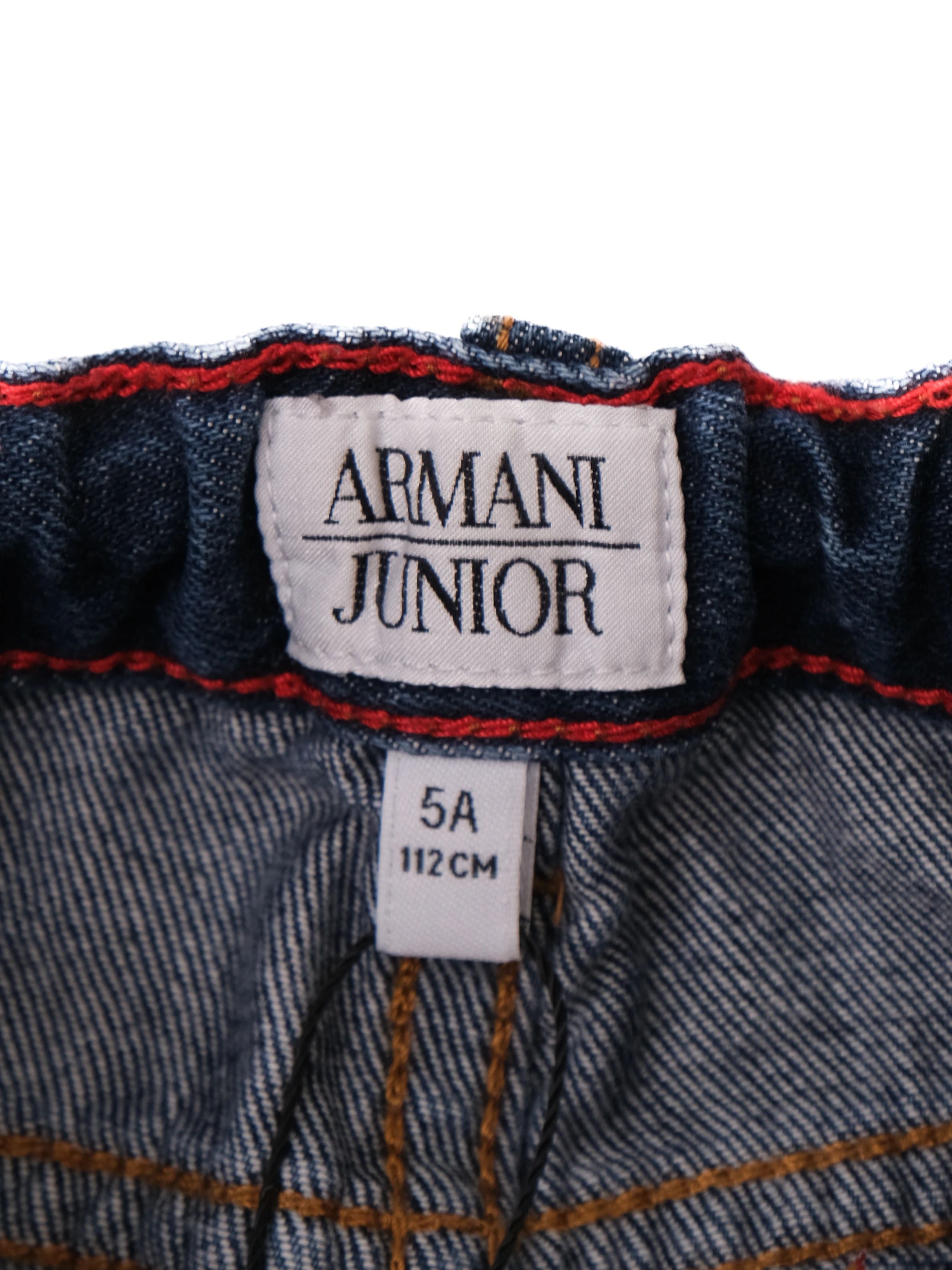 Excellent Armani Junior Blue Cotton Jeans Size 5 for Kids