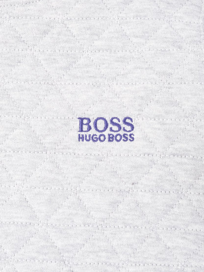 Excellent Hugo Boss Gray Kids Sweatshirt Size 4 Polyester