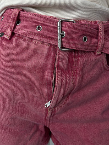 Dior Pink Denim Shorts Size 34