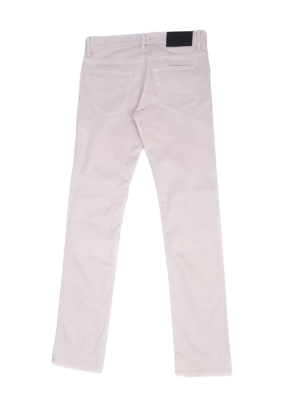 Excellent Prada White Cotton Pants for Women - Size Unspecified