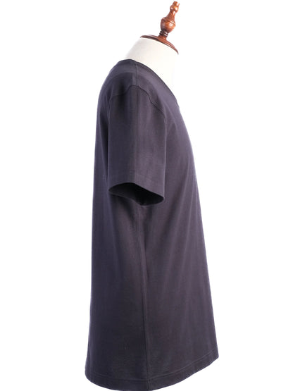 NEW Dolce Gabbana Blue Cotton T-Shirt Size S with DG Compass Logo