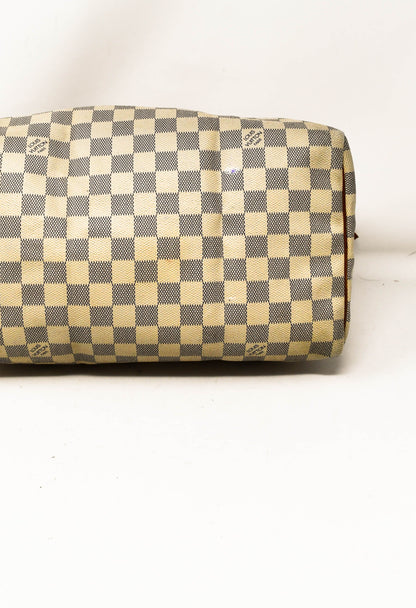 Louis Vuitton Speedy 30 Damier Azur