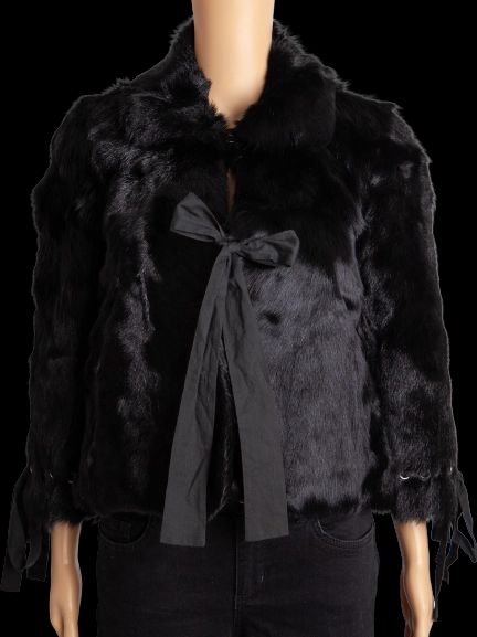 Good Pinko Black Sequined Skirt Silk Blend Women&