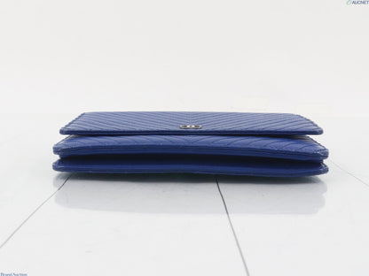 Chanel Coco Mark Chain Wallet, Calfskin Leather