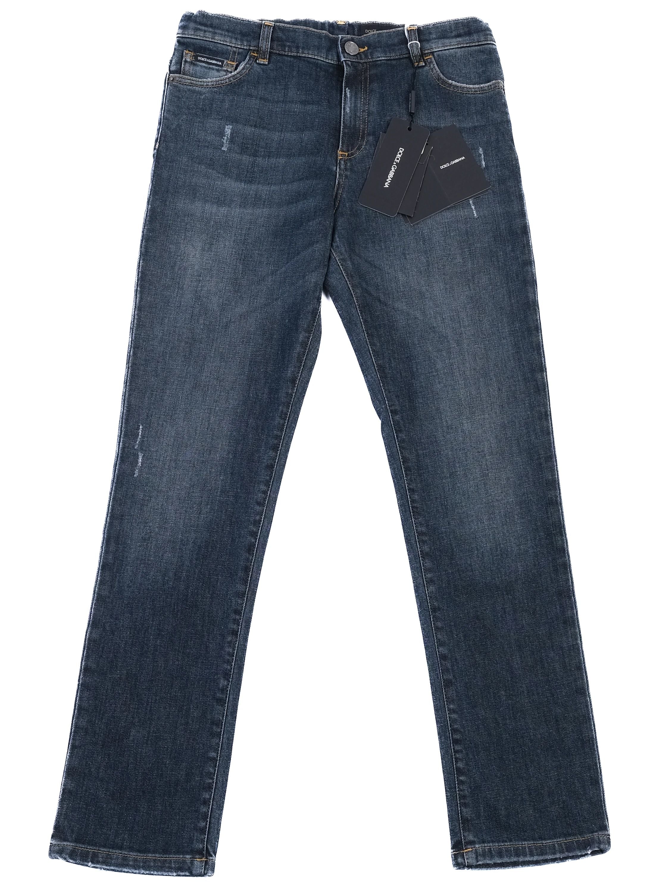 NEW Dolce Gabbana Blue Jeans Size 12 for Kids