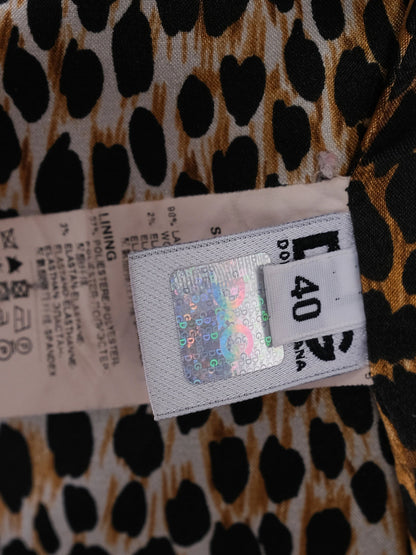 Excellent Dolce Gabbana Black Wool Blazer with Single-Button Closure