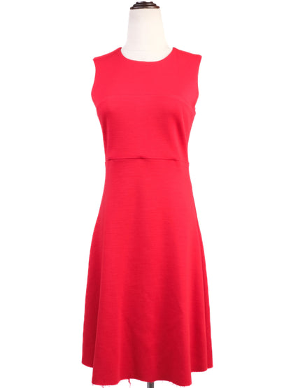 Joseph Red Wool Sleeveless Dress Size S - Excellent Condition