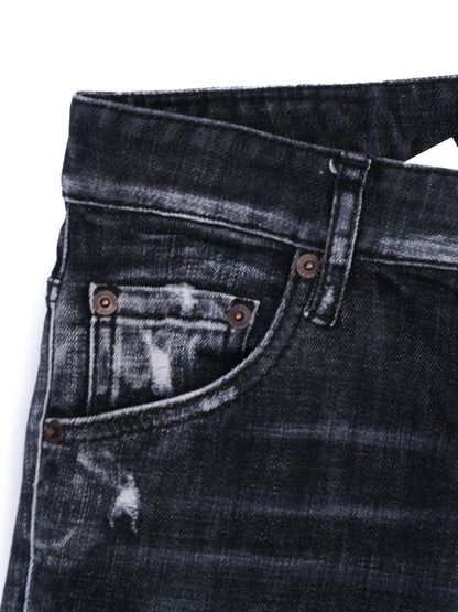 Excellent Dsquared2 Gray Distressed Jeans Size XS for Women