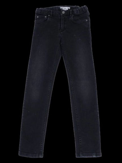 Excellent Bonpoint Black Cotton Jeans for Kids Size 7