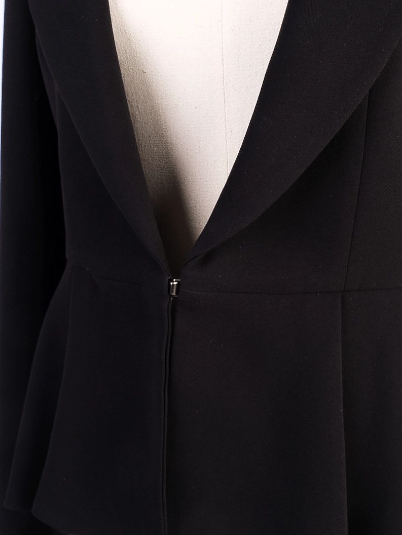 Excellent Marella Black Blazer Size M Triacetate Women