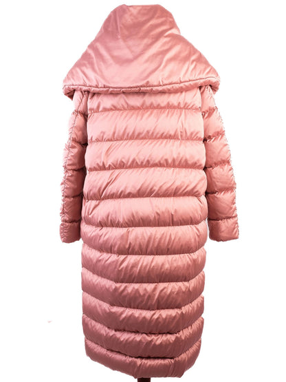 Average Herno Pink Quilted Puffer Coat Size M Women&