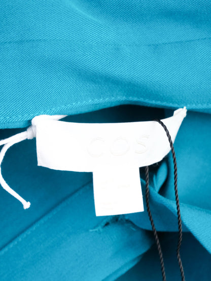 NEW Cos Teal Shirt Dress Long Sleeve Size M