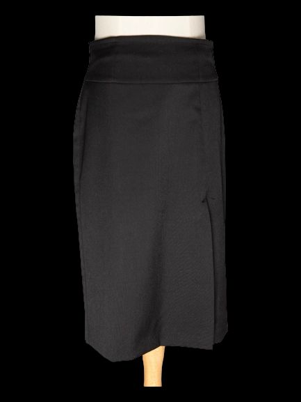 Excellent United Colors of Benetton Black Cotton Pencil Skirt M