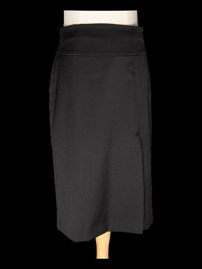 Excellent United Colors of Benetton Black Cotton Pencil Skirt M