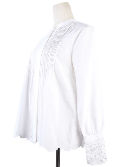 Weekend MaxMara White Cotton Blouse XS Excellent Condition