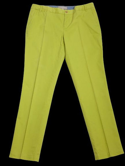 Good Banana Republic Green Cotton Pants Ryan Fit Size 8 Women&