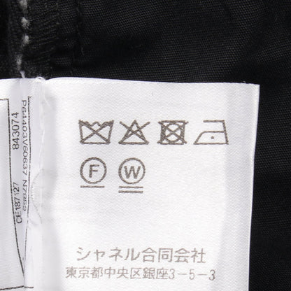 Chanel Gray Denim Pants Cotton P 64403v