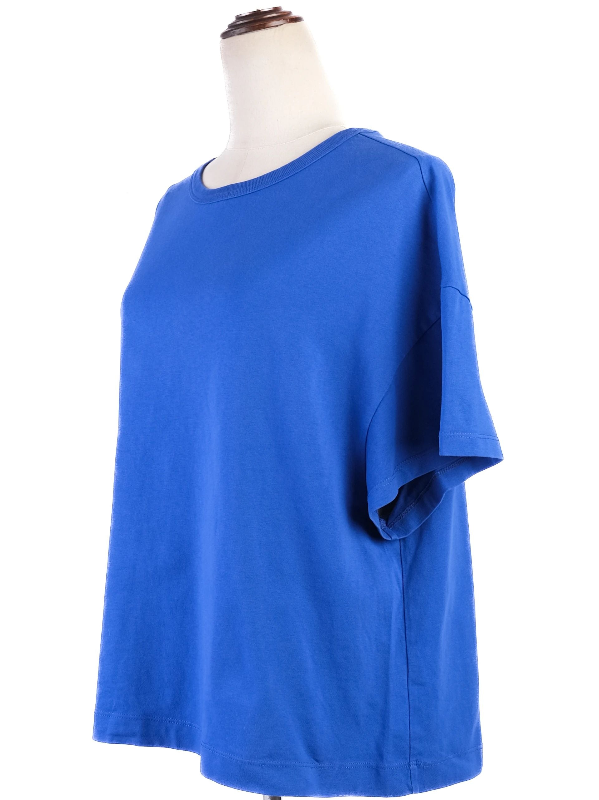 Excellent Dries Van Noten Blue Cotton T-Shirt Size M