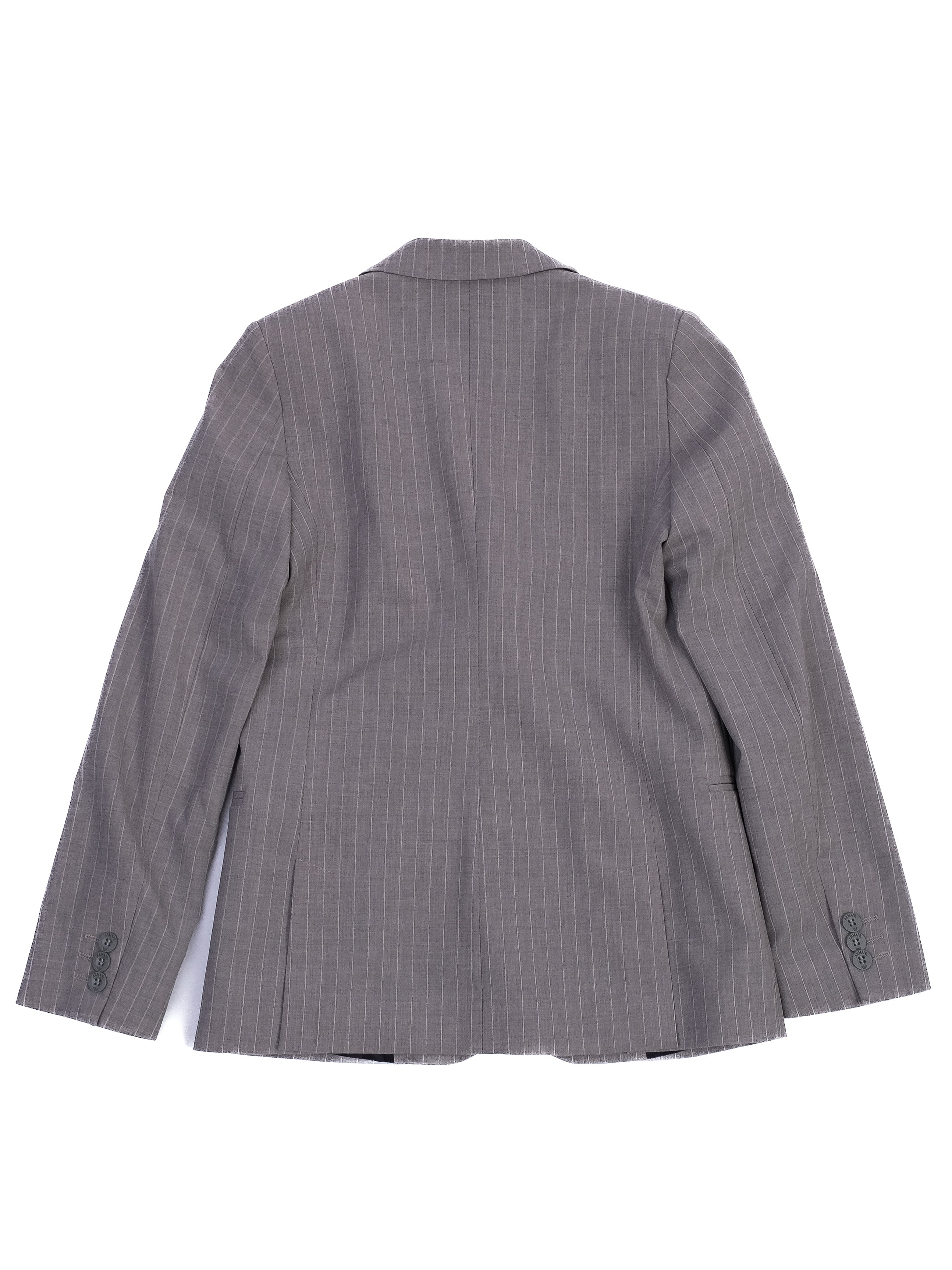 Excellent Armani Junior Gray Wool Blazer Size 12 for Kids