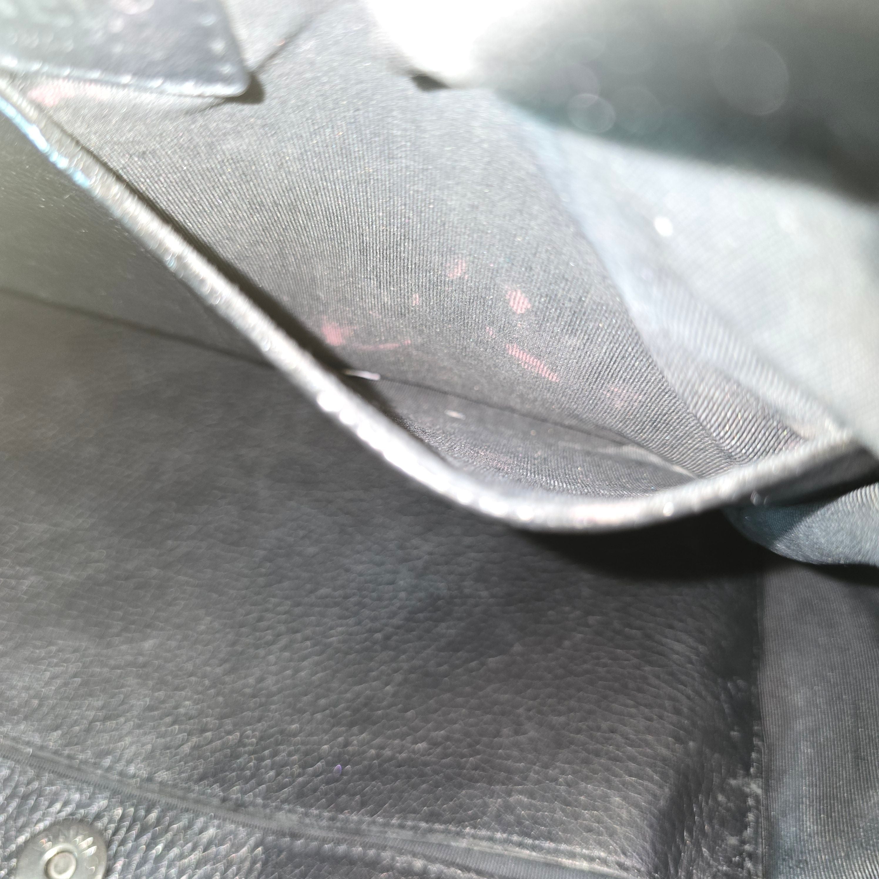 Chanel Turn-around Ligne Black Deerskin