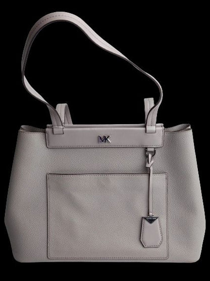 Good Michael Kors Gray Leather Handbag with Shoulder Strap