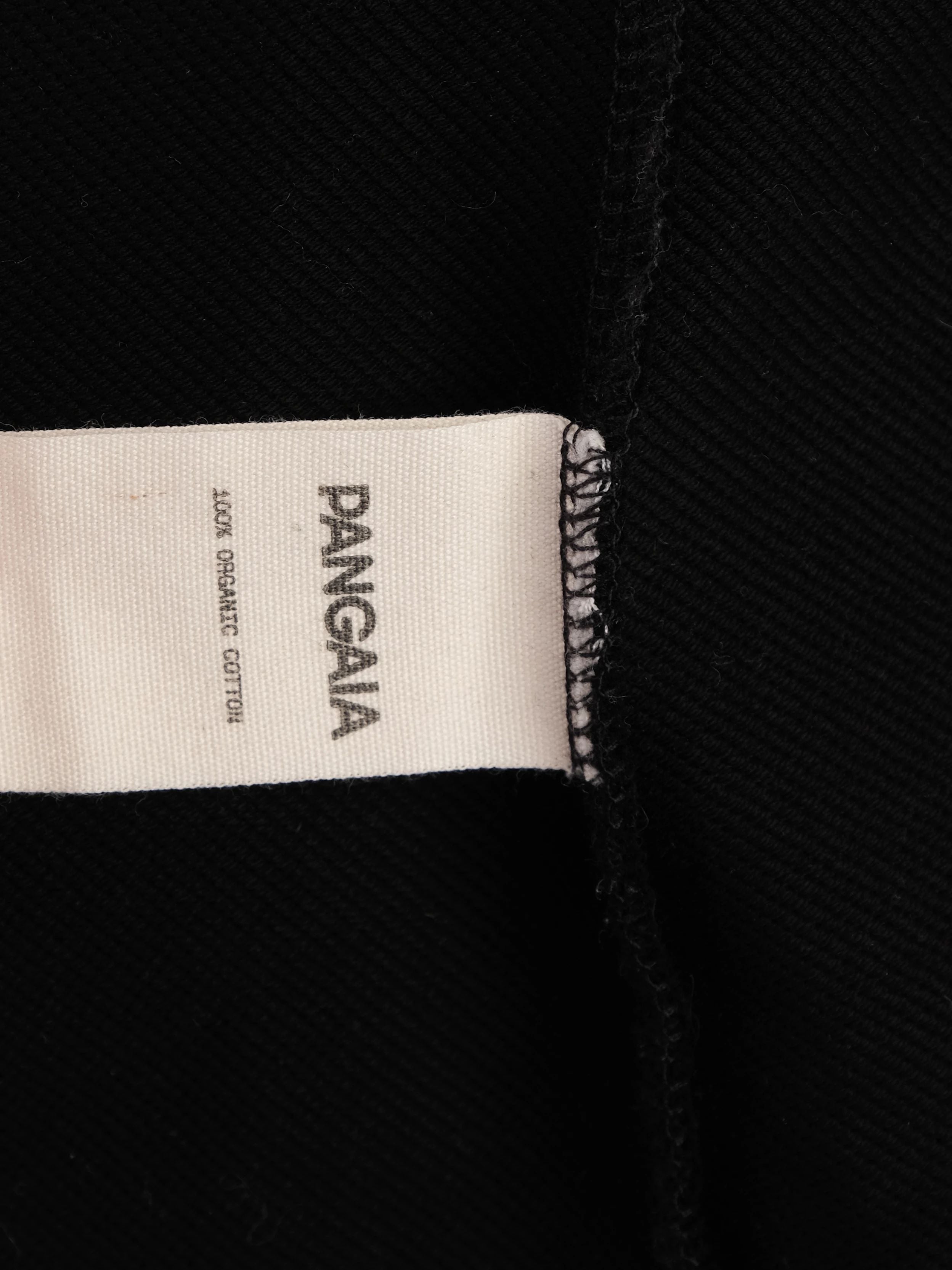 Excellent Pangaia Black Hooded Jacket Cotton Medium Size M