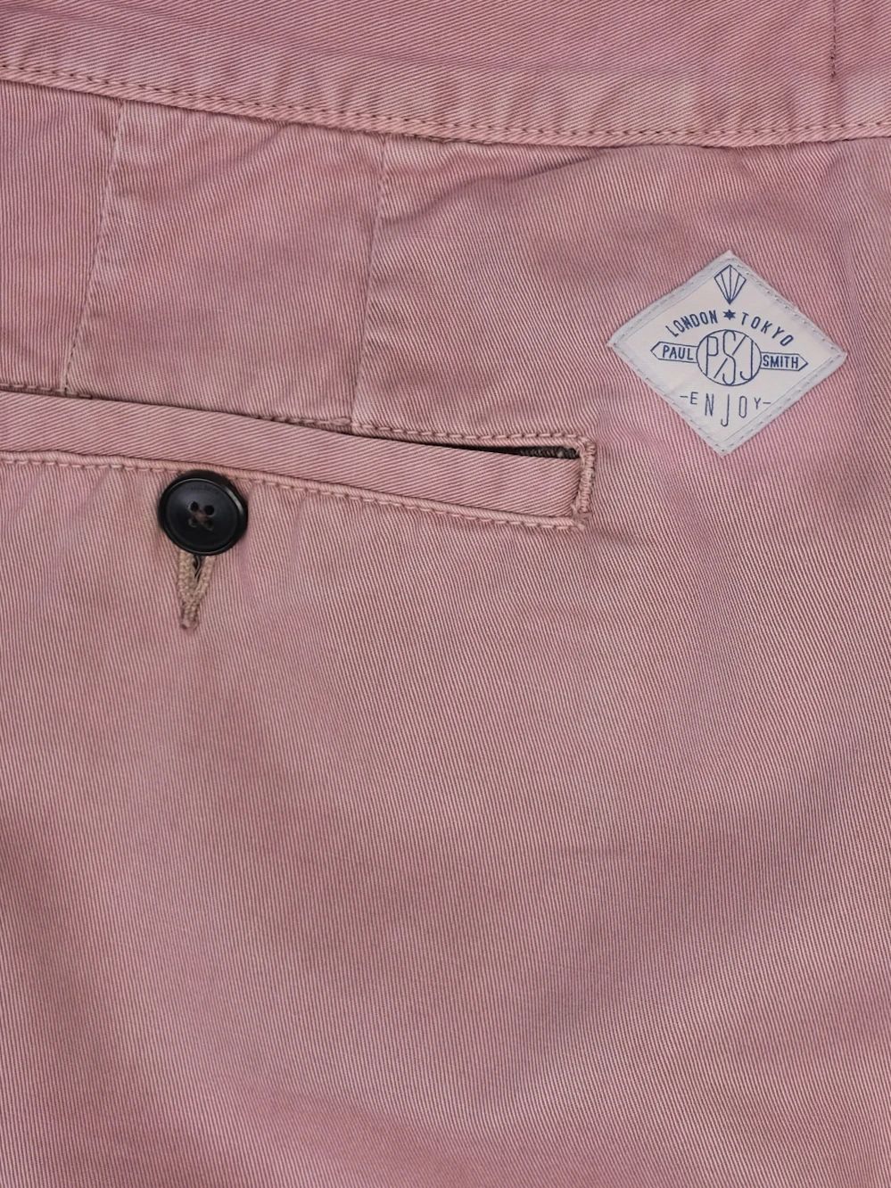 Paul Smith Excellent Pink Cotton Trousers Size L for Men
