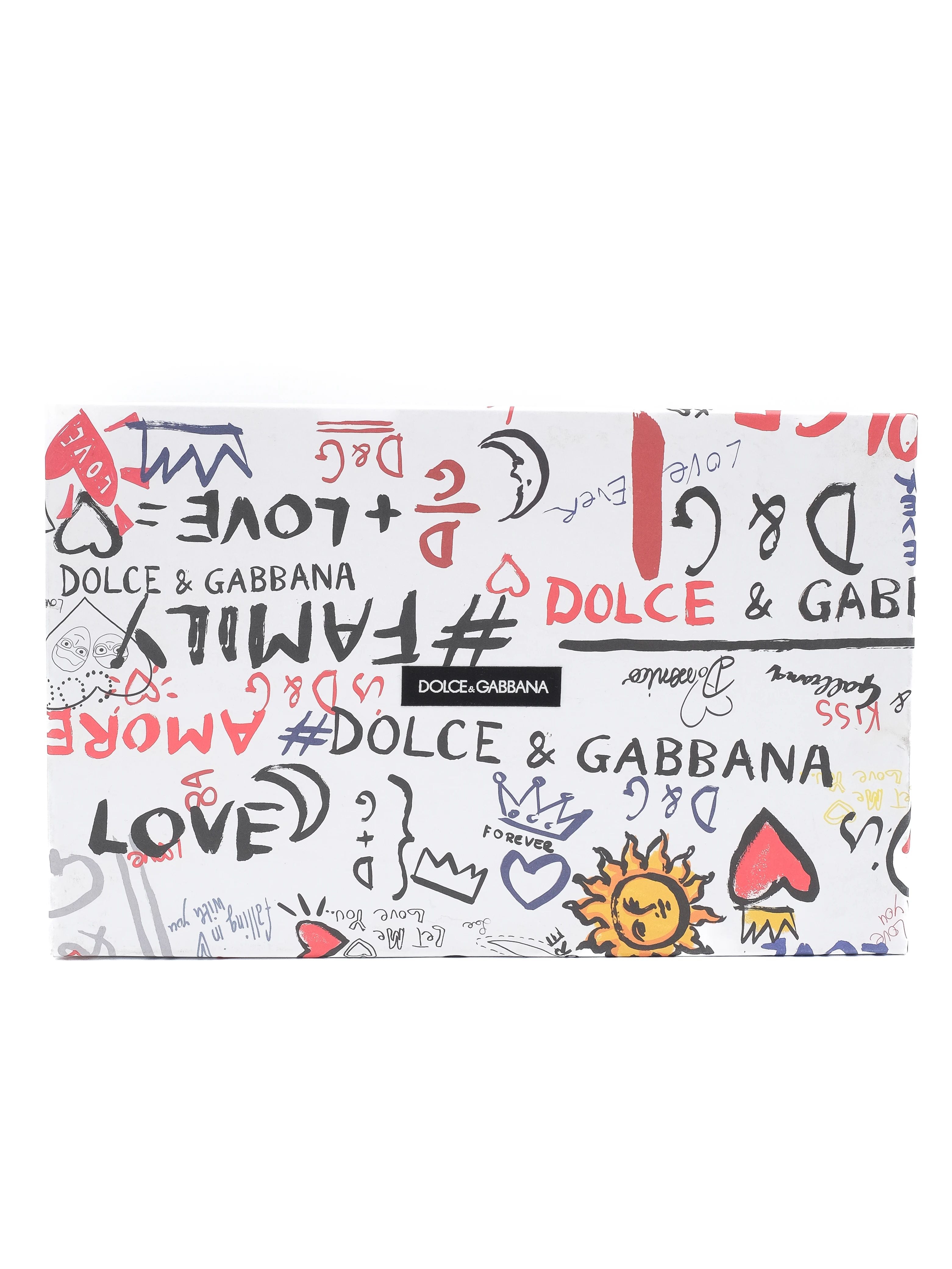 Dolce Gabbana Excellent Condition Sporty Sock Boots Red Blue White