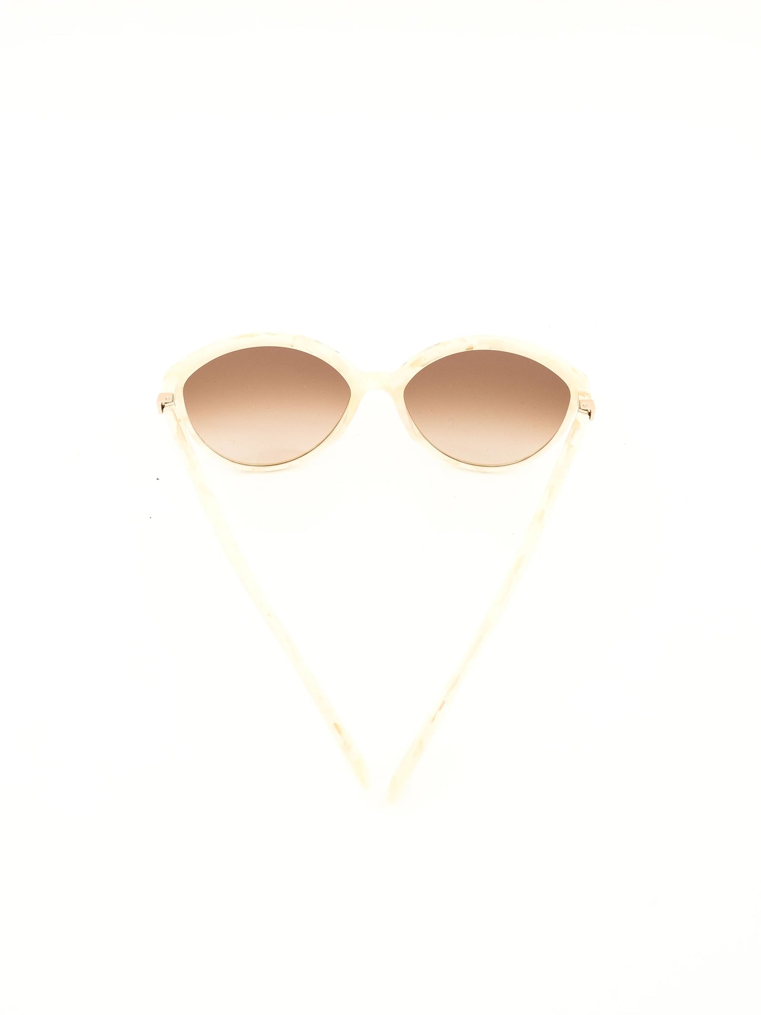 Max Mara Round Sunglasses with Gradient Lenses and Case