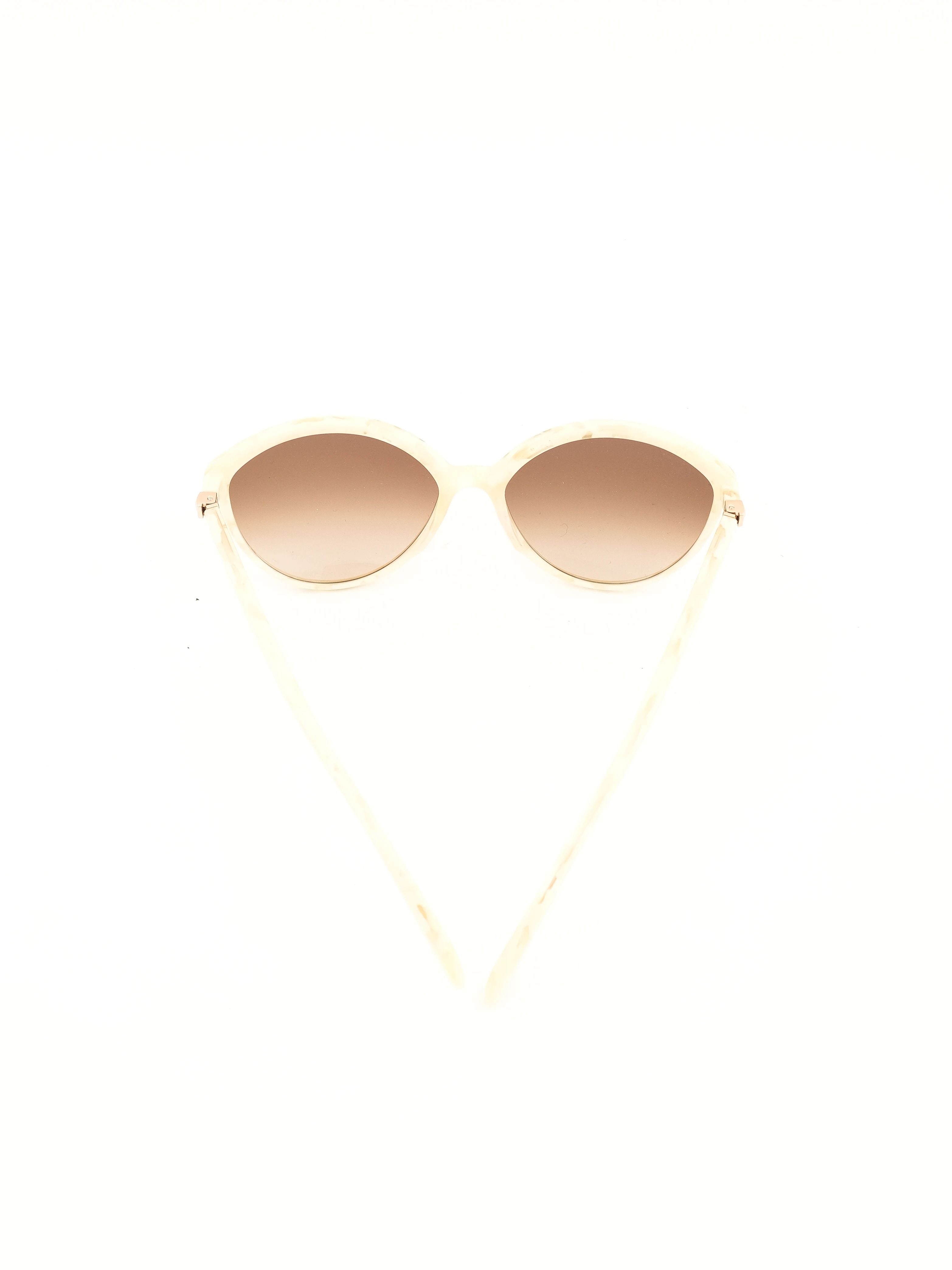 Max Mara Round Sunglasses with Gradient Lenses and Case