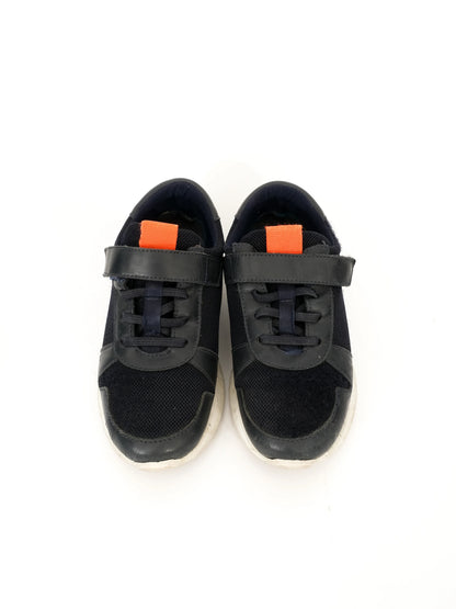 Excellent Jacadi Blue Sneakers with Velcro Strap Size 34