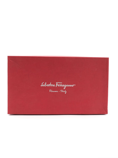 Excellent Salvatore Ferragamo Gray Leather High-Heeled Shoes Size 39