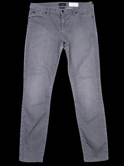 Excellent Armani Jeans Gray Polyester Push Up Size M Women