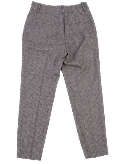 Peserico Gray Wool Pants Size L Excellent Condition Made in Italy