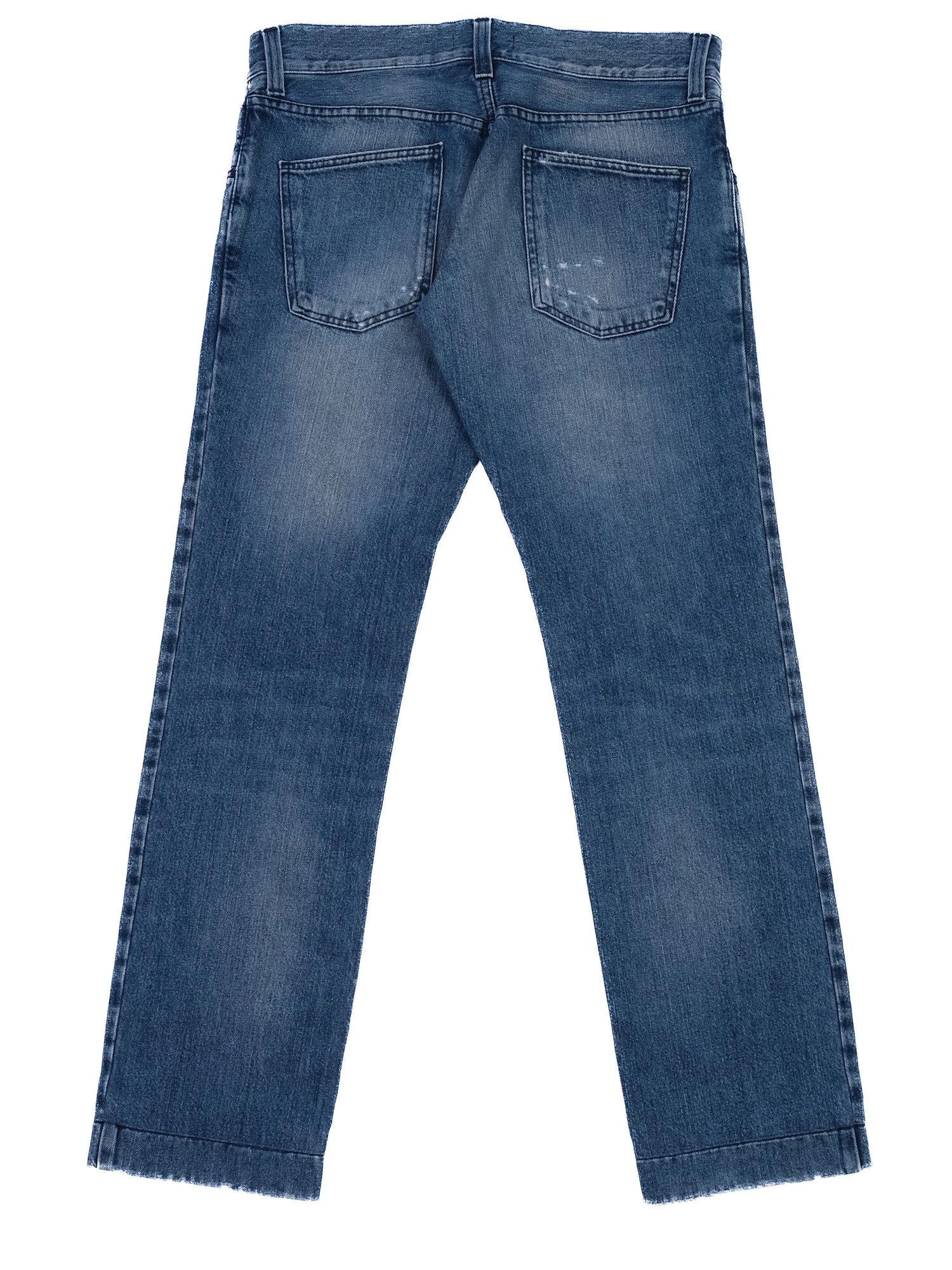 Excellent Dolce Gabbana Blue Cotton Jeans for Men