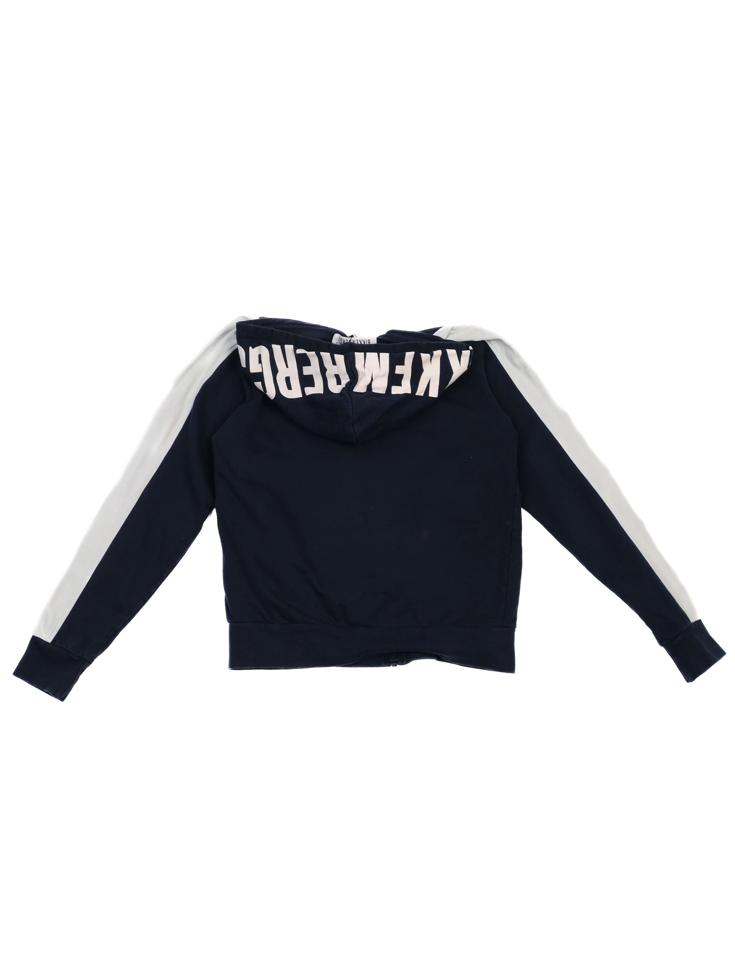Excellent Bikkembergs Navy Blue Hoodie for Kids Size 10