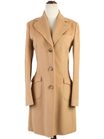 Excellent Patrick Hellman Orange Bemberg WomenÕs Coat Size M